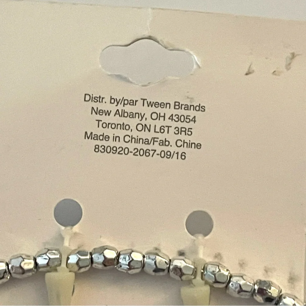 Justice Black & Silver Flower Headband Party Tween Child Teen Wedding Communion